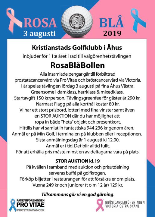 Rosa Blå Bollen 2019